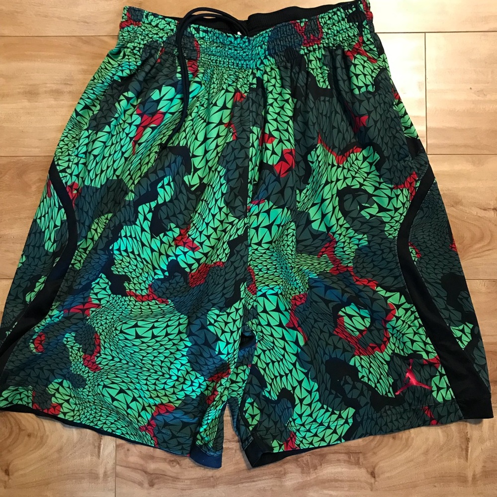 Jordan basketball shorts in elephant print